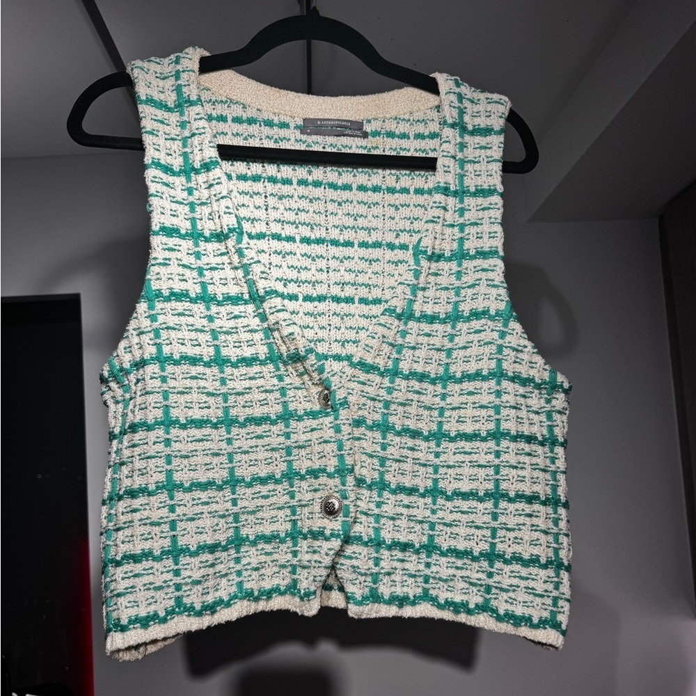 Anthropologie Tweed Sweater Vest - Picture 3 of 7